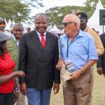 CS Kagwe during a horticulture industry showcase