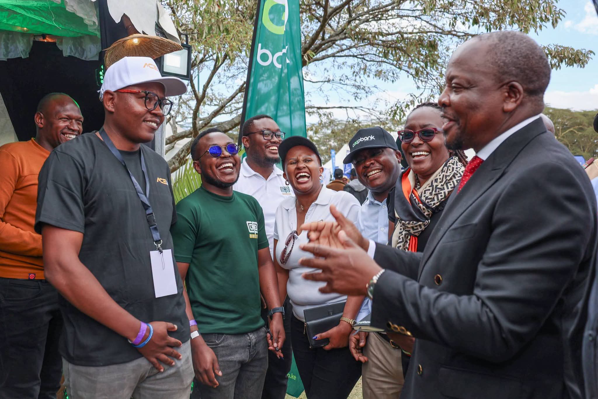 Agriculture CS Mutahi Kagwe during a horticulture industry showcase
