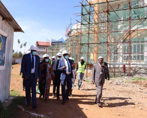 MPs Inspect Ongoing Construction Works at Koitalel Samoei University