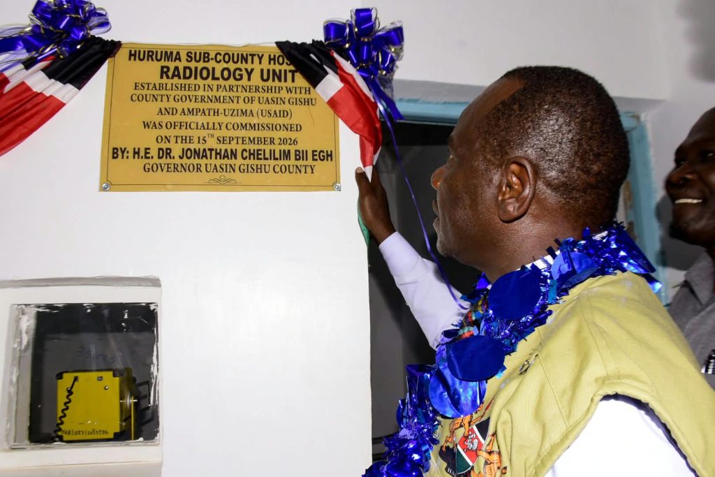 radiology unit launch at Huruma Hospital