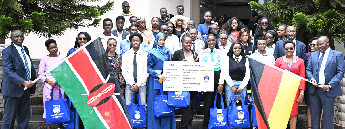 MKU Flags Off Sixth Cohort of Healthcare Apprentices Bound for Germany