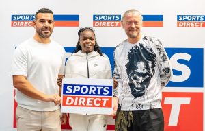 Mary Moraa during the official launch of Sports Direct in Nairobi