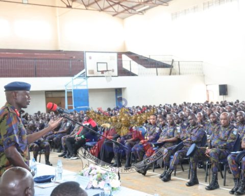 Newly recruited Kenya Air Force service members begin induction programme
