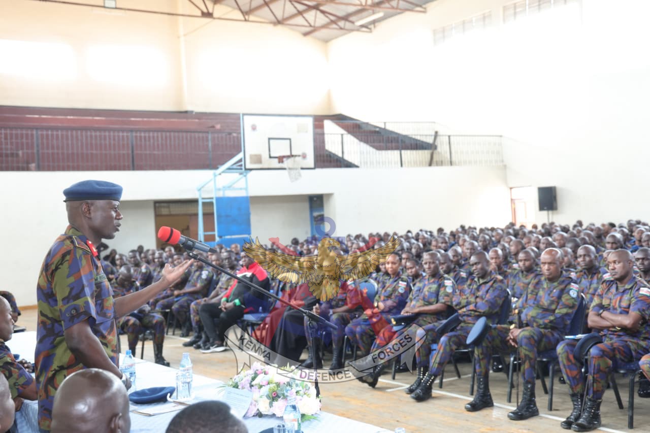 Newly recruited Kenya Air Force service members begin induction programme