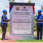 President Ruto with entrepreneur Aliko Dangote break ground on KSh2.2 trillion petroleum refinery complex in Lamu.