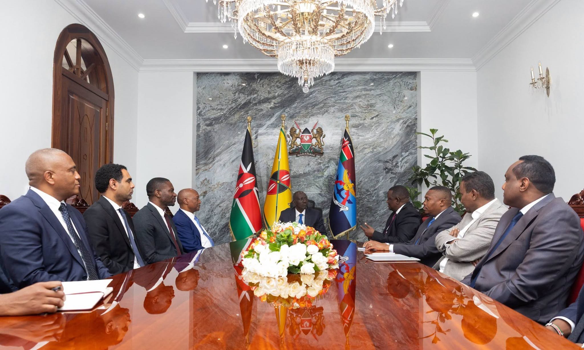 Ruto hosts CAF officials in Nairobi