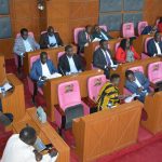 Uasin Gishu MCAs during a committee of the whole house