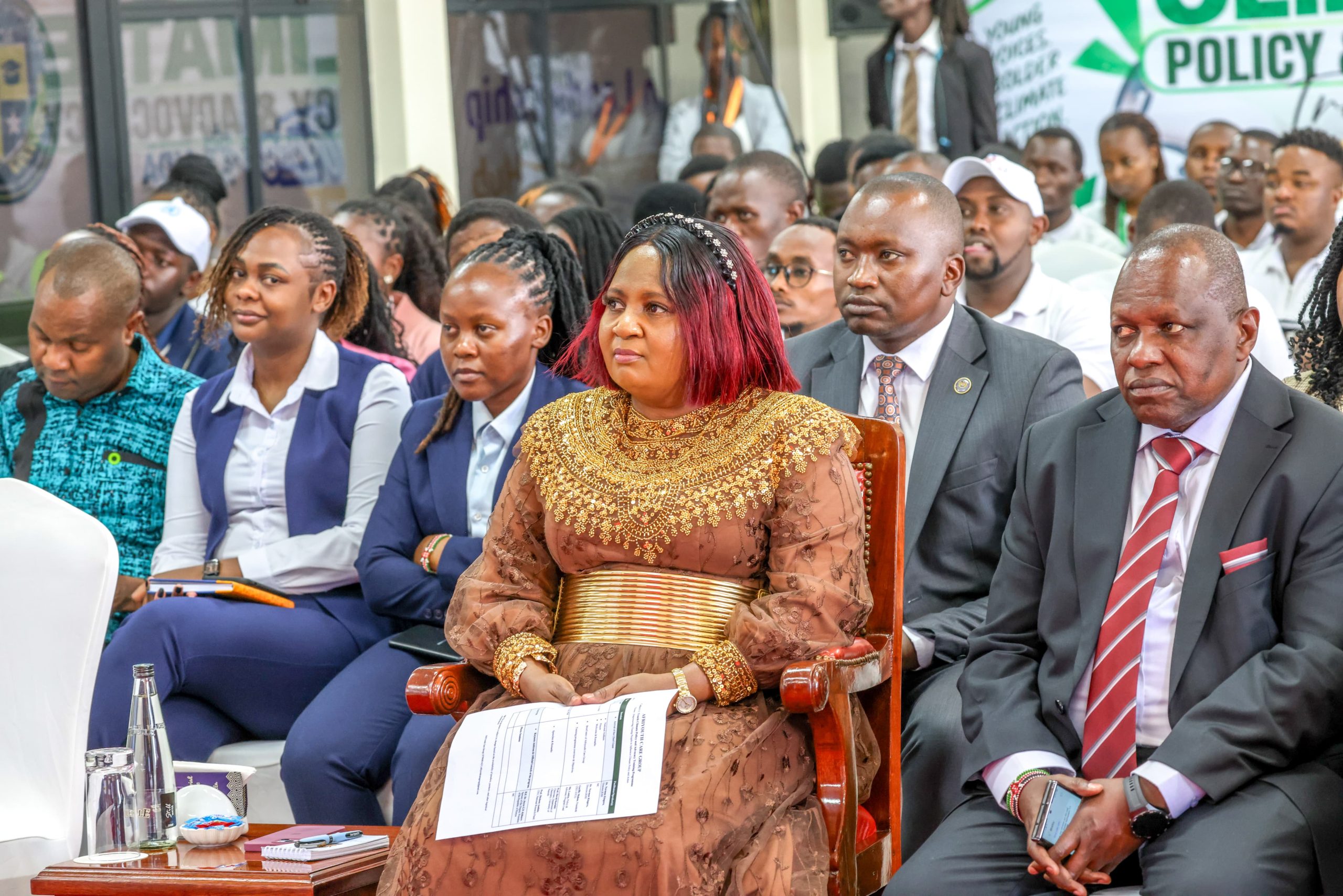Dr Joyce Kindiki during the launch of the Youth Climate Policy and Advocacy Training program