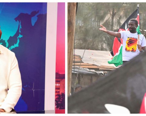 Collage of Saboti MP Caleb Amisi (left) and Nairobi Senator Edwin Sifuna.