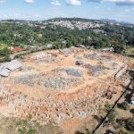 Construction of the 10,000-seater Kabarnet Stadium