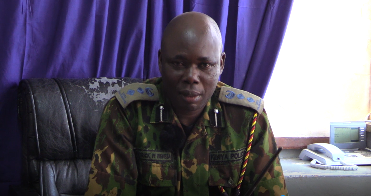 Turbo Sub-County Police Commander Patrick Wekesa