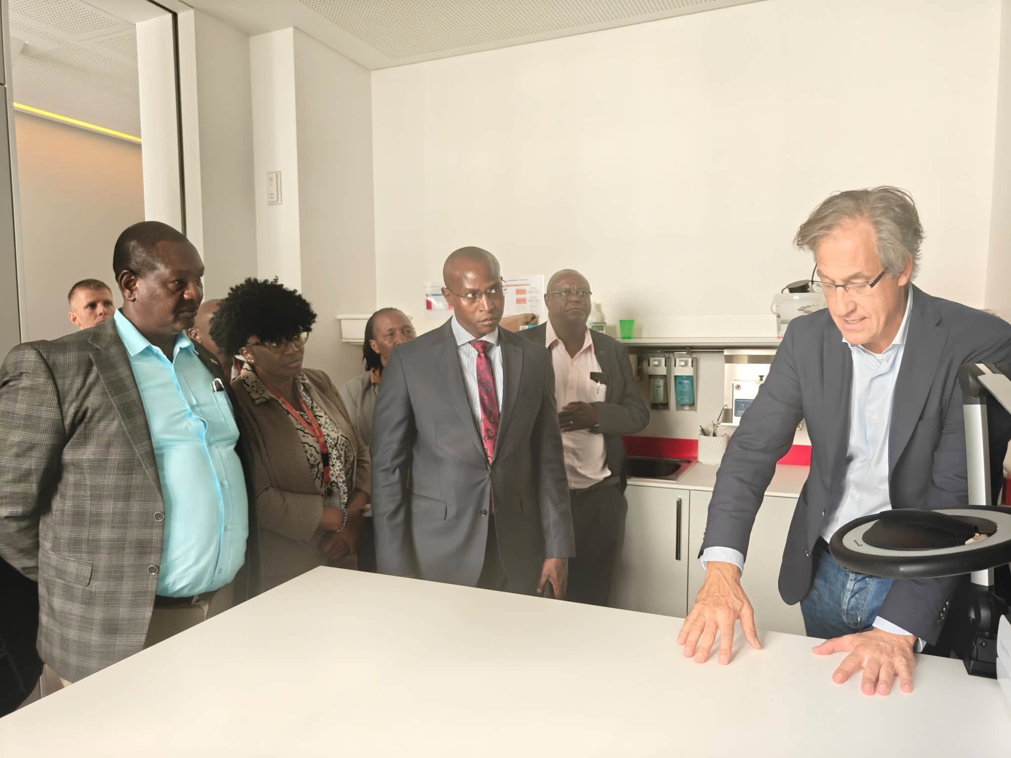 KMTC CEO Dr Kelly Oluoch in Germany