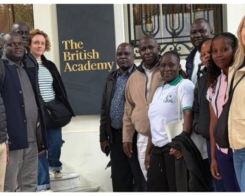UoE team in UK for research management training