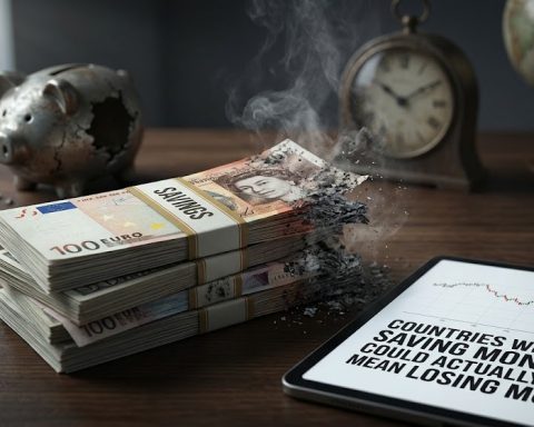 Holding cash instead of depositing or investing it is a losing strategy, especially in Greece and Spain