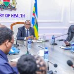 Health Cabinet Secretary Aden Duale during a consultative forum with health provider associations, the Social Health Authority (SHA), the Digital Health Agency (DHA), national referral hospitals, regulators and other stakeholders. 