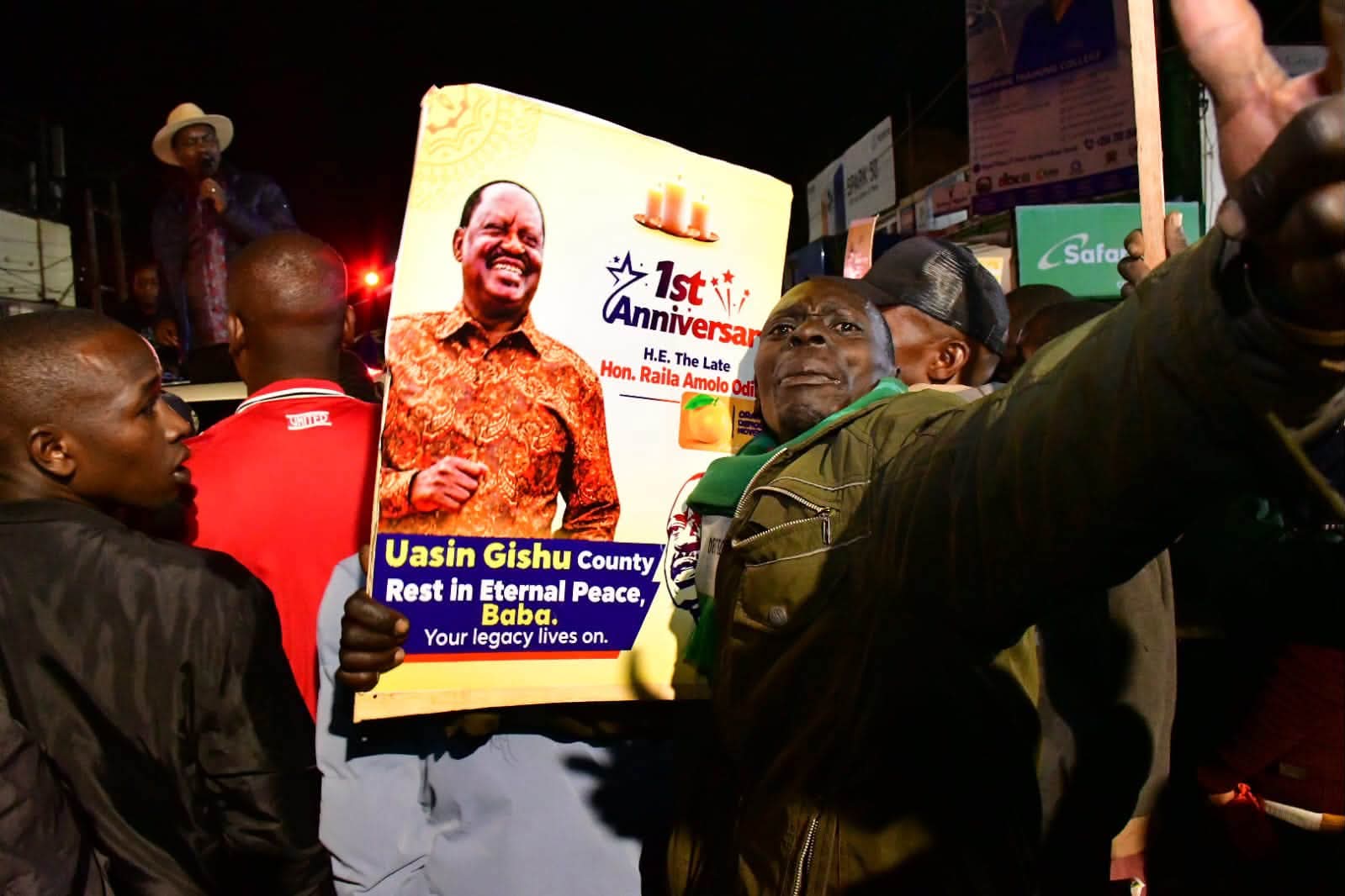 Raila Odinga candle-lighting ceremony in Eldoret 