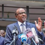 Kenya's Health Cabinet Secretary Aden Duale