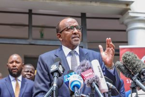 Kenya's Health Cabinet Secretary Aden Duale