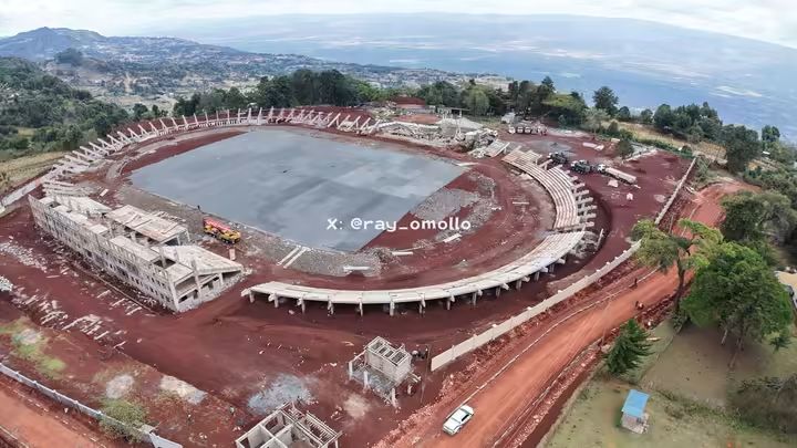 Kamariny Stadium which is under construction