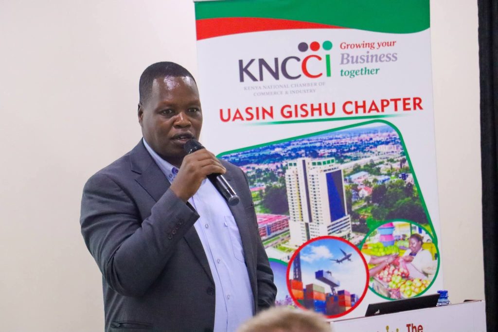 KNCCI) Uasin Gishu Chapter Chairman Willy Kenei