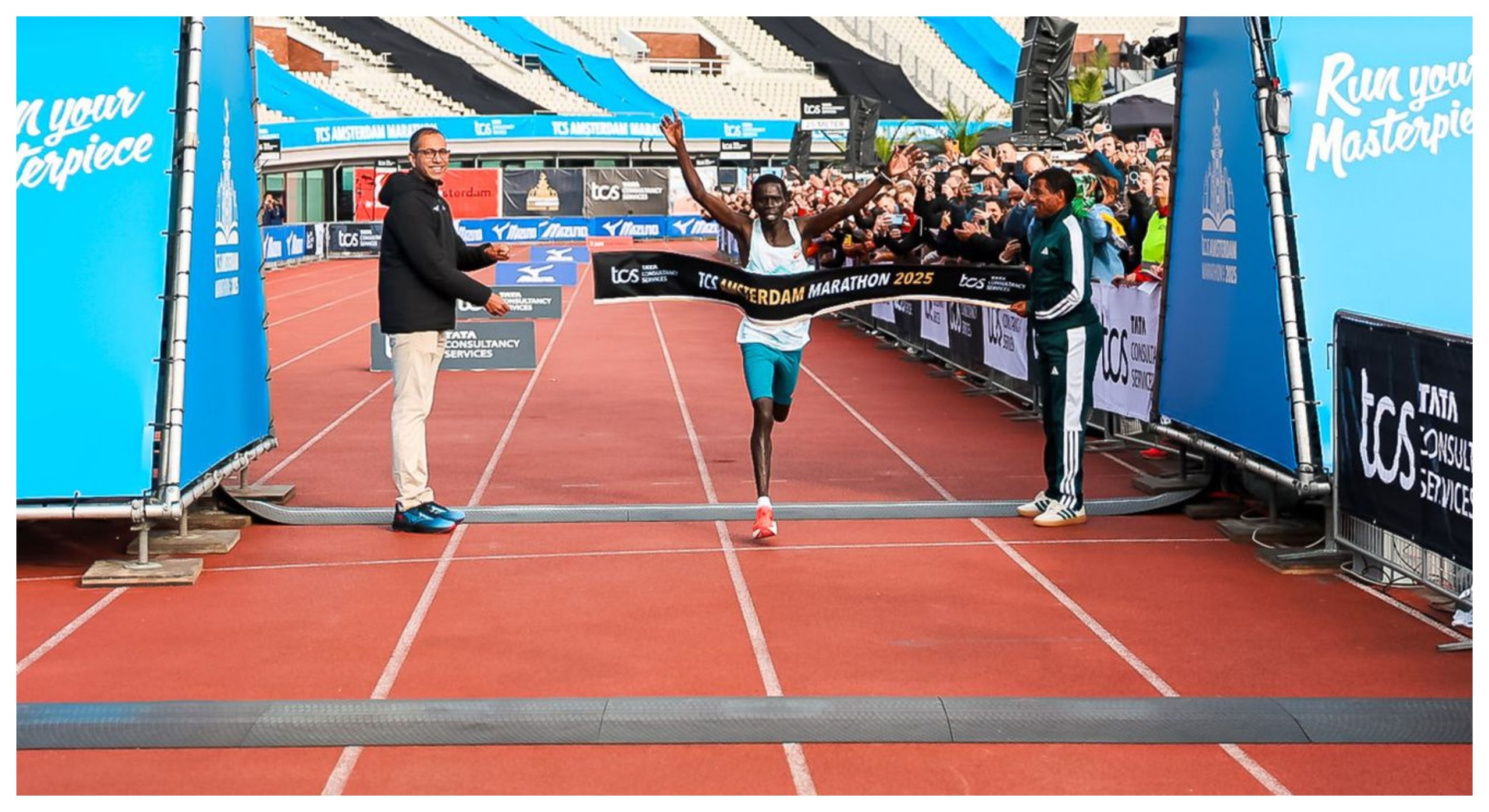 Geofry Toroitich Kipchumba wins the TCS Amsterdam Marathon