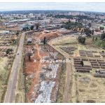 Aerial of Kidiwa Affordable Housing Project Phase II site in Eldoret.