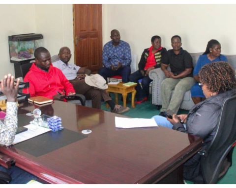 Nandi Lands CECM during a meeting with NLC and KISIP officials