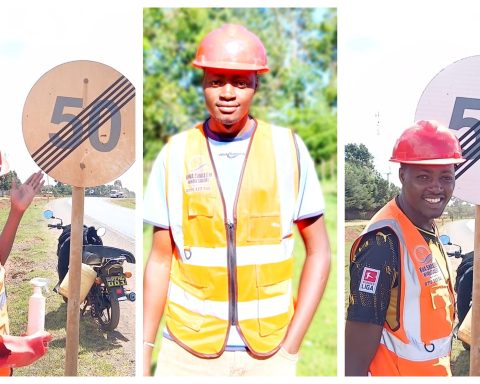 Meet Rengstar: The Sugoi Boda Boda Rider Who Has Cleaned Over 3,000 Road Signs to Save Lives