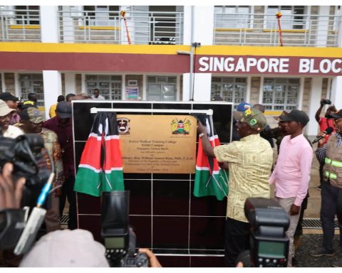 President Ruto Commissions KSh 58 million Tuition Block at KMTC Kitale