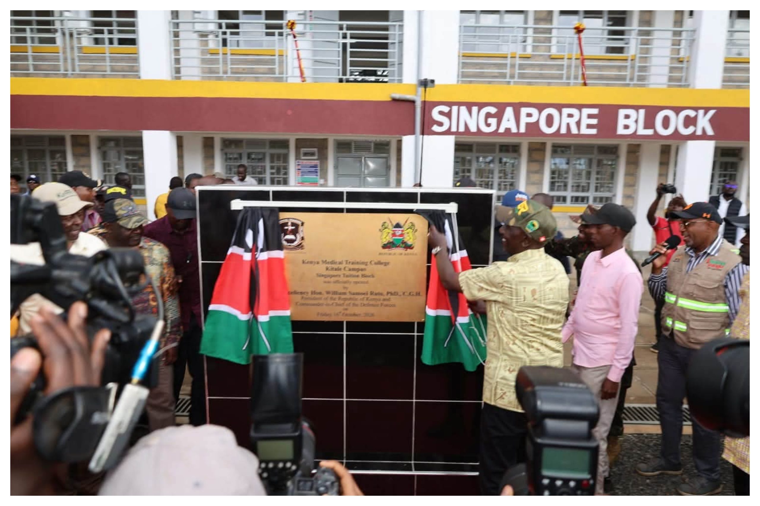 President Ruto Commissions KSh 58 million Tuition Block at KMTC Kitale
