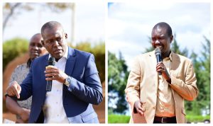 Collage of former Uasin Gishu County Assembly Speaker Isaac Terer (left) and Senator Jackson Mandago.