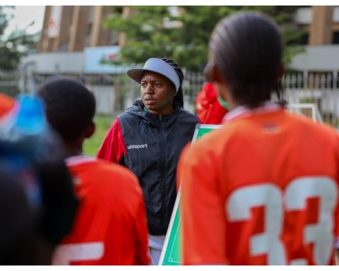 Junior Starlets head coach Mildred Cheche