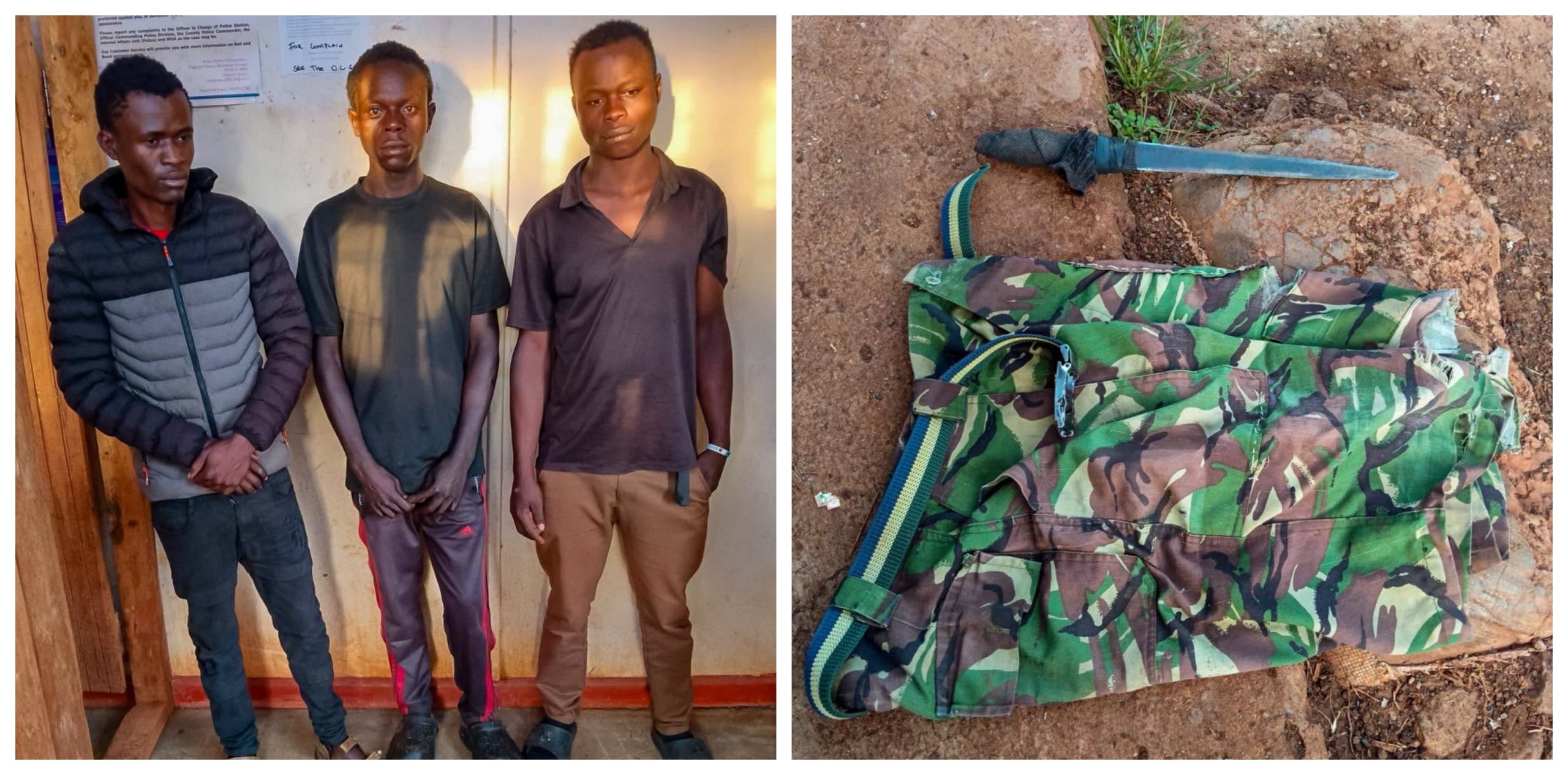 Three Suspected Gang Members Arrested in Trans Nzoia Crackdown