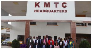 MPs after visiting KMTC headquarters in Nairobi.