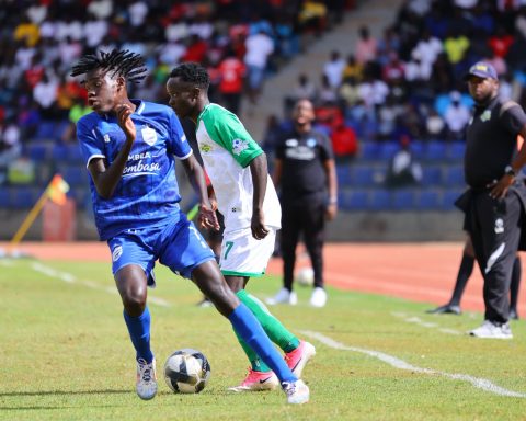 Part of the action as Sharks and Mombasa United battled