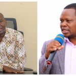 Collage of Tourism PS Prof Julius Bitok (left) and Entrepreneur Willy Kenei.